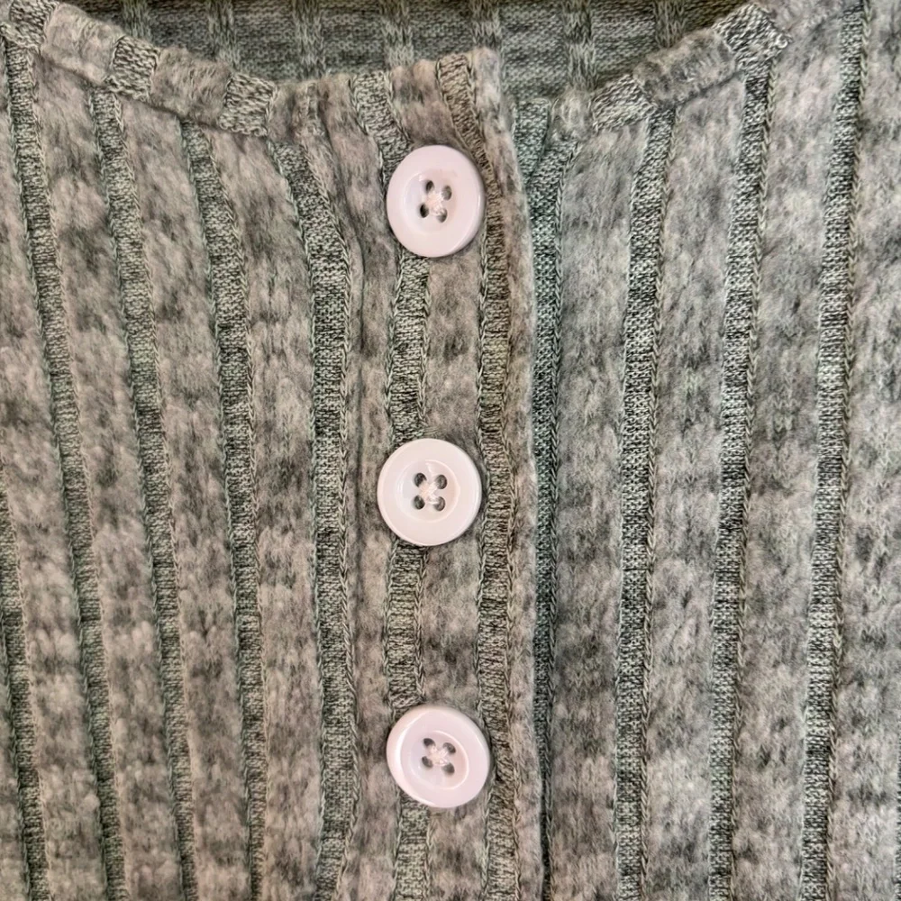 Wiholl Fuzzy Sage Green Pajama Loungewear Set Size Large - Picture 5 of 14